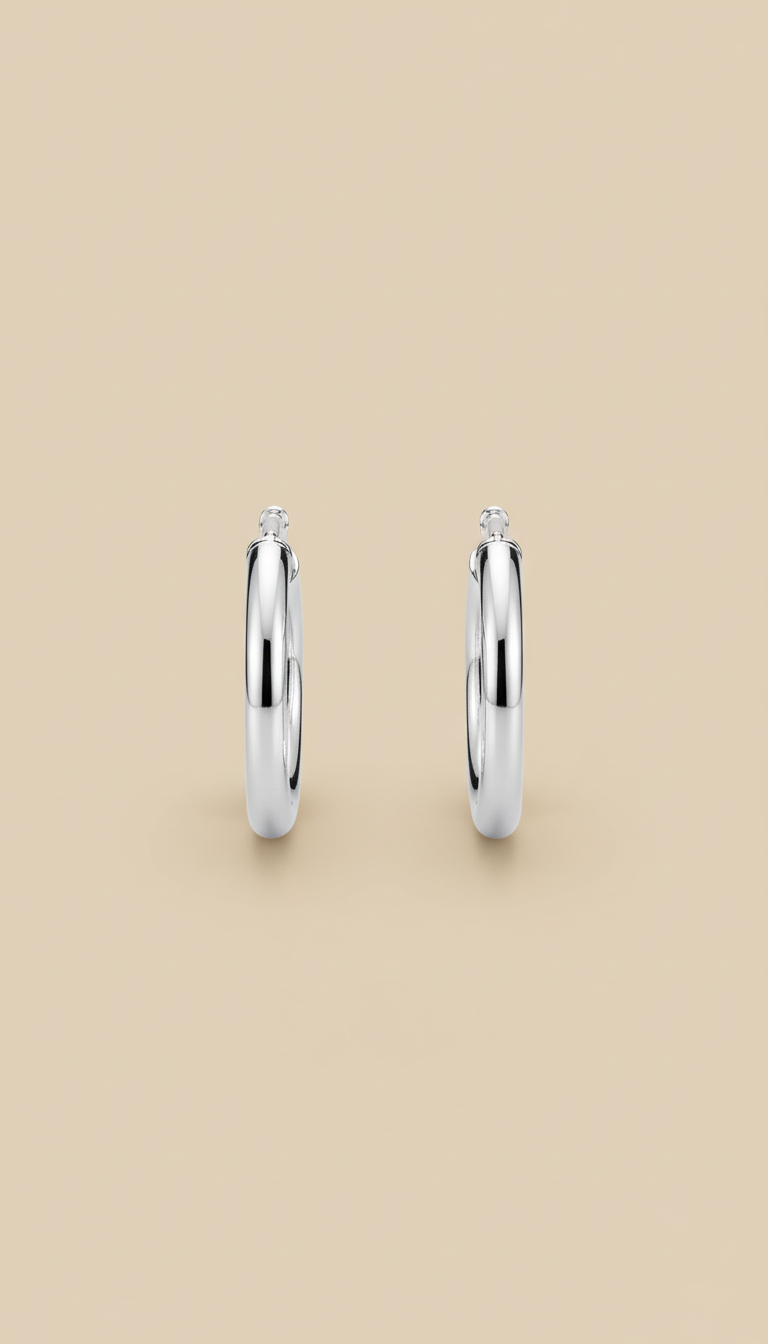 Sterling Silver Story Earrings